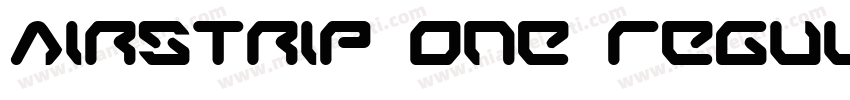 Airstrip One Regular字体转换